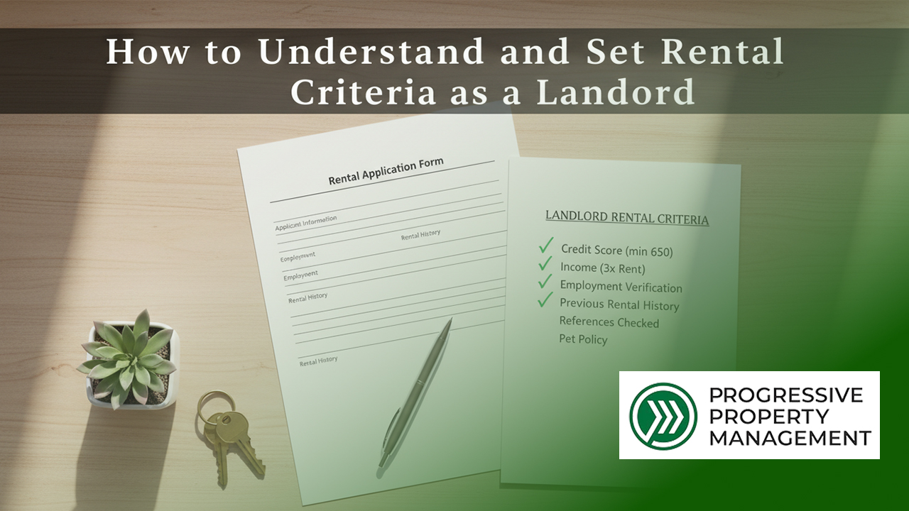 How to Understand and Set Rental Criteria as a Landlord